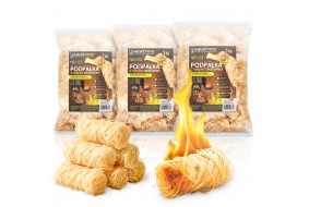 HeatFire Naturalna podpałka z wełny drzewnej rozpałka do grilla i kominka 1kg