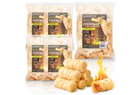 HeatFire Naturalna podpałka z wełny drzewnej rozpałka do grilla i kominka 1kg