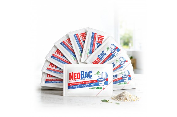 NeoBac Aktywator bakterie do szamba oczyszczalni 24 saszetki
