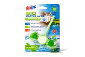 NeoBac BIO kostka do WC toalet z PROBIOTYKIEM bezpieczna dla szamb