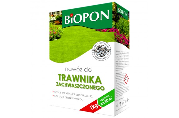 Biopon nawóz do trawnika zachwaszczonego 1 kg