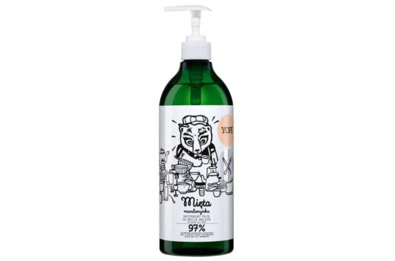 YOPE Naturalny Płyn do zmywania mięta mandarynka 750 ml