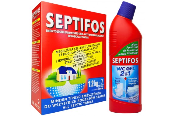 Septifos 1.2 kg + Żel WC 750 ml Zestaw 