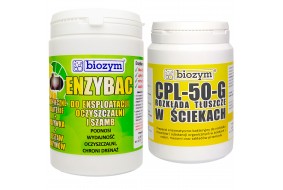 Enzybac do eko szamb 1kg + Bio Odtłuszczacz CPL 0,5kg