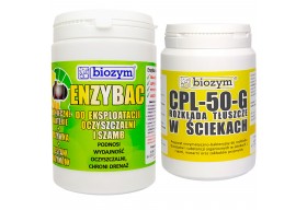 Enzybac do eko szamb 1kg + Bio Odtłuszczacz CPL 0,5kg