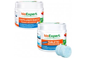 Tabletki biologiczne bioExpert 12 sztuk + Odtłuszczacz 250 g