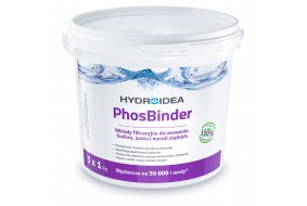 Hydroidea PhosBinder wkłady filtracyjne wiązanie fosforu metali 3x1kg