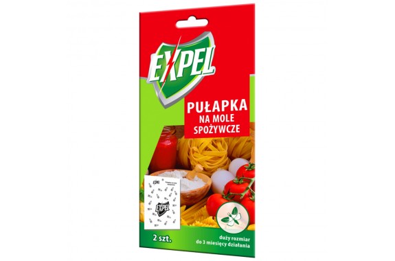 Expel Pułapka na mole spożywcze na 3 miesiące klej 2 szt.