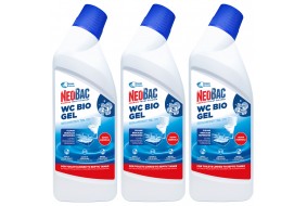 Zestaw NeoBac WC Bio Gel Nowa Formuła 3x750 ml