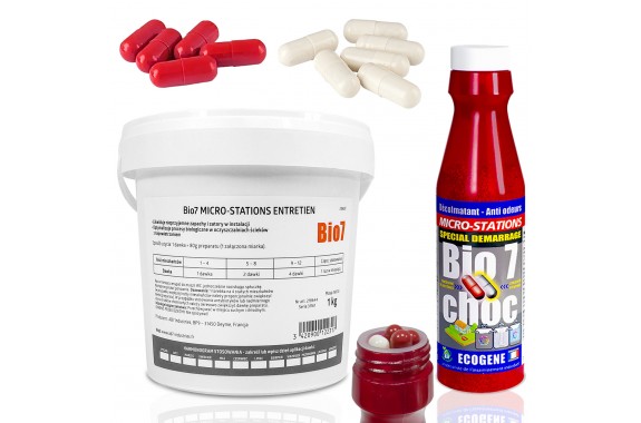 Bio7 Entretien Microstations 1kg + Bio7 Choc Microstations