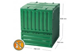 Garantia Kompostownik ECO King 400L zielony pojemnik do kompostowania