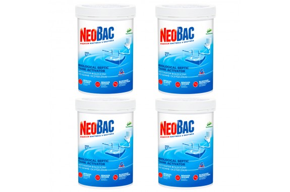 Zestaw NeoBac Aktywator Bakterie do szamba 2,4 kg na 2 lata
