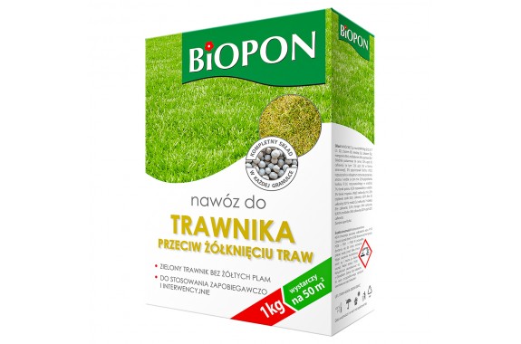 Biopon nawóz do trawnika przeciw żółknięciu 1 kg