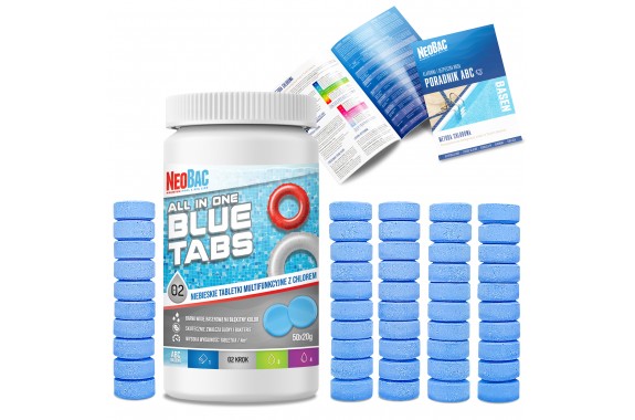 NeoBac BLUE TABS tabletki do basenu multifunkcyjne 50 szt.