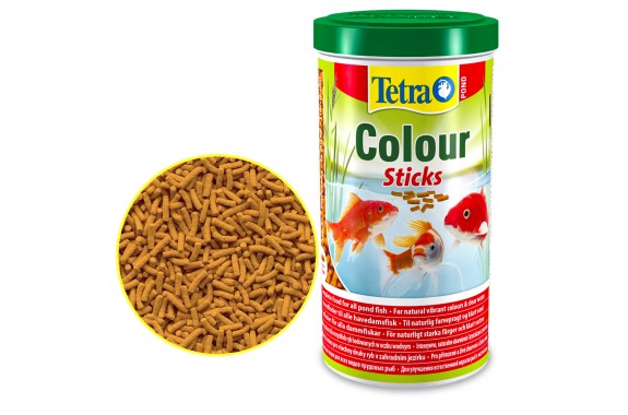 Tetra Pond Colour Sticks pokarm dla ryb poprawia kolor pałeczki 1L