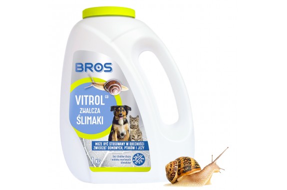 BROS Vitrol GB silny środek na ślimaki granulat przynęta 1kg