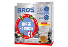 BROS Worek na muchy MAX XL 8L pojemności z przynętą