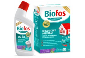 Biofos proszek do szamb 1 kg + WC Bio Żel 500 ml PROMOCJA