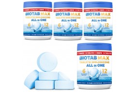 BioTab MAX All in One Tabletki biologiczne + odtłuszczanie na 4 lata 96+8