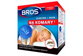 BROS Elektro + Płyn na komary 60 nocy