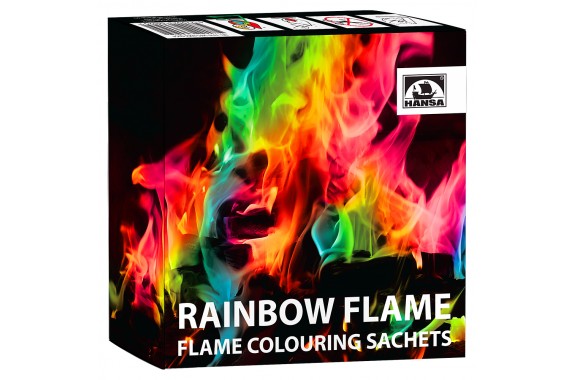 Hansa Rainbow Flame tęczowe płomienie 5x 18g