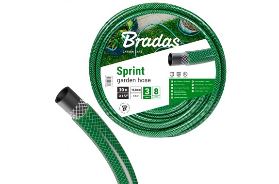 Bradas Wąż ogrodowy SPRINT 1/2" 30m