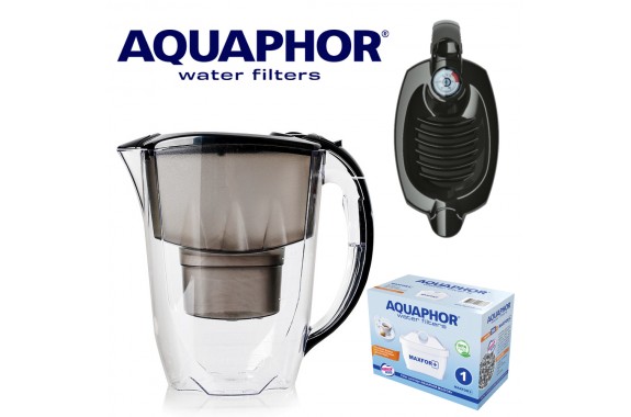 Aquaphor Dzbanek Amethyst 2,8l wkład maxfor czarny