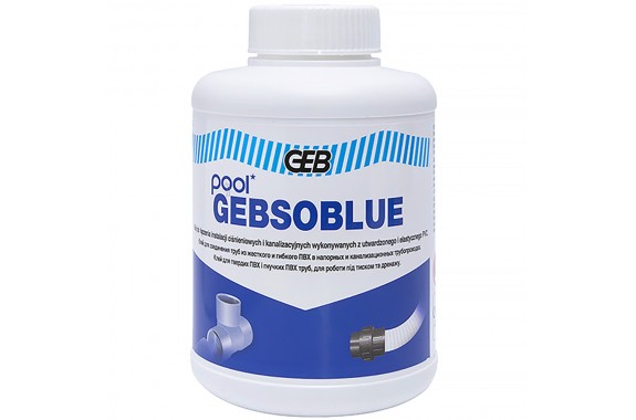 POOL GEBSOBLUE Klej do rur PCV PCV-U instalacje sanitarne baseny 500 ml