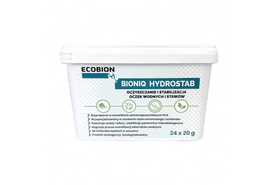 BioniQ HydroStab Bakterie do oczka wodnego – stabilizacja i oczyszczanie stawu oczka wodnego