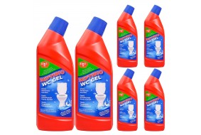 Zestaw Septifos Septibio WC żel 3w1 do toalet BIO-ACTIVE 750 ml 6 szt.