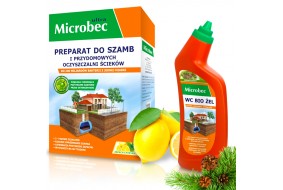 Microbec Ultra 1 kg Cytrynowy + Żel WC 500 ml Gratis