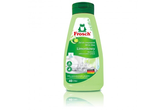 FROSCH Limonkowy żel do zmywarek All in One 650 ml