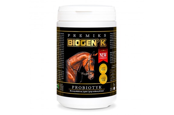 BIOGEN K probiotyk dla koni mineralna mieszanka paszowa dodatek do pasz 1kg