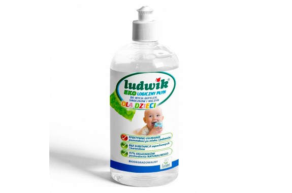 LUDWIK Eko płyn do mycia butelek smoczków i naczyń 475 ml
