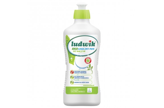 LUDWIK Ekologiczny płyn do mycia naczyń płyn do zmywania 450 ml
