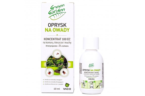 VACO Green Garden oprysk na komary kleszcze muchy 40 ml na 2L