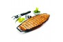 GrillPro stalowy kosz do grillowania ryb warzyw łatwe obracanie (21015)