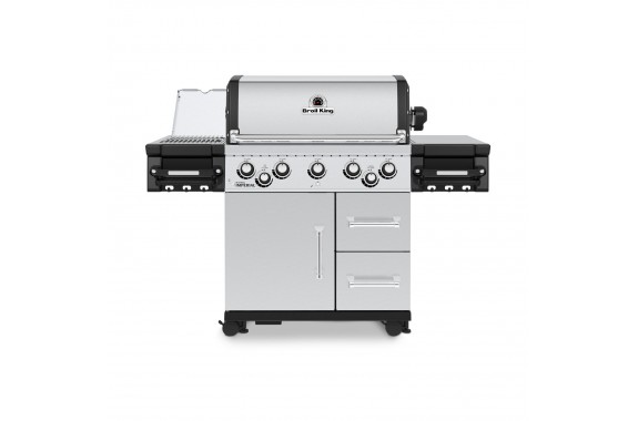 Broil King grill gazowy IMPERIAL S 590 srebrny kuchenka rożen (998883PL)