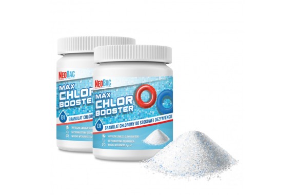 Zestaw NeoBac Chlor Booster granulat chlorowy do basenu 2 szt.
