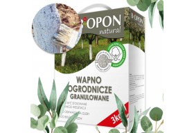 BIOPON Wapno ogrodnicze do Bielenia drzew i Odkwaszania gleby Granulat Karton 3kg