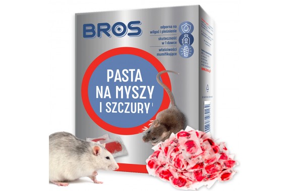 BROS Pasta na Myszy i Szczury Trutka na Gryzonie 1 kg