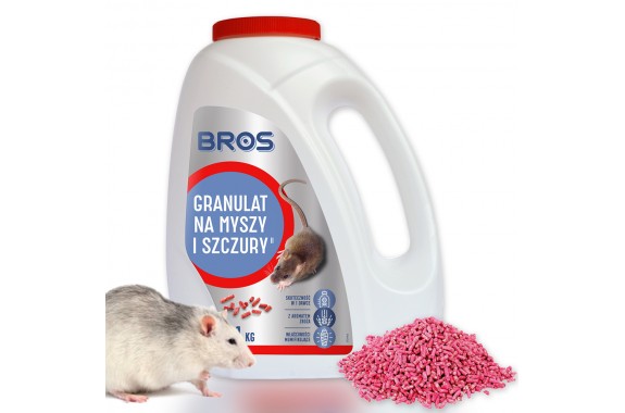 BROS Ziarno na myszy i szczury Trutka na gryzonie 1kg