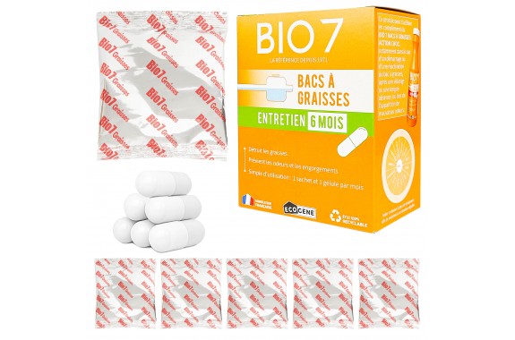 Bio7 Tłuszcze 480 g odtłuszczanie oczyszczalni