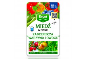 Target Natural Scutum miedź w płynie bezpieczne warzywa owoce 25ml