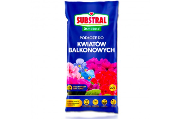 Substral Osmocote podłoże do roślin balkonowych z nawozem 20L
