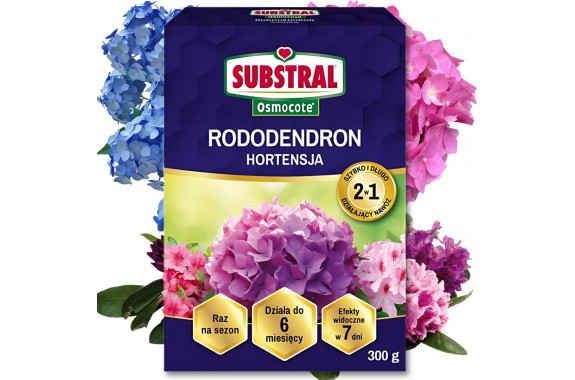 Substral Osmocote 2w1 nawóz do rododendronów i hortensji 300g