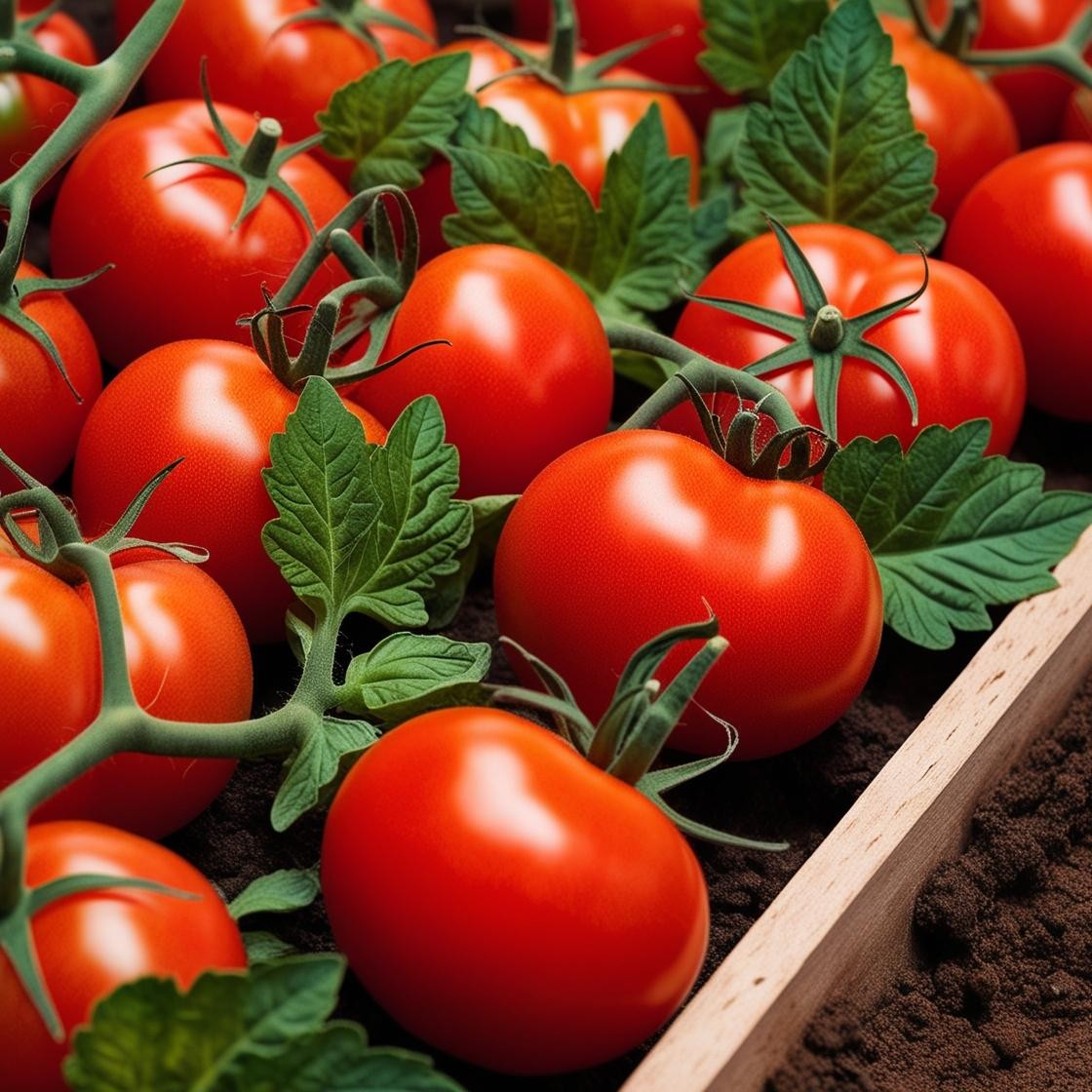 kwasy humusowe i bakterie bacillus wpływają na obfite plony pomidora polnego