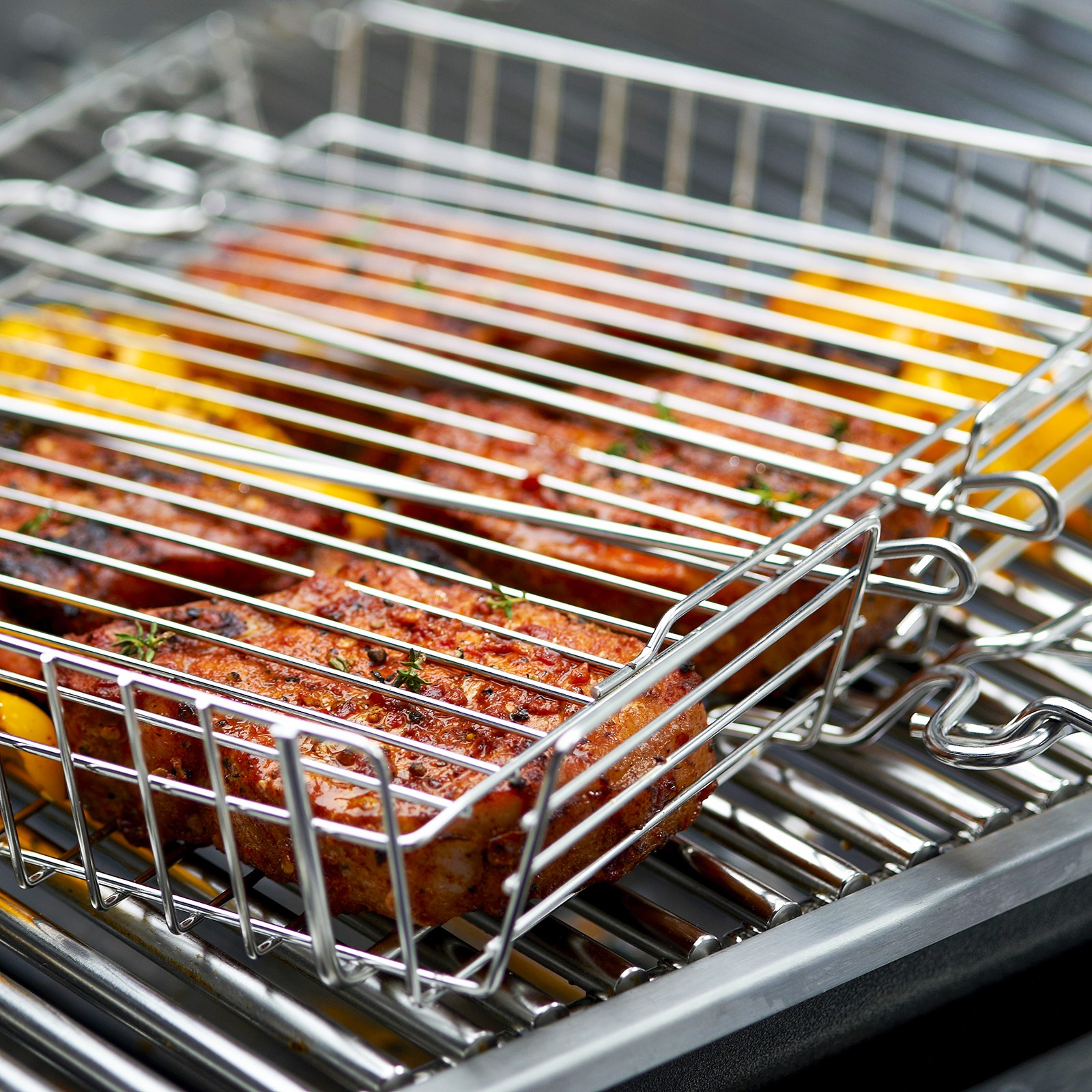 broil king stalowy kosz do grillowania na ruszcie