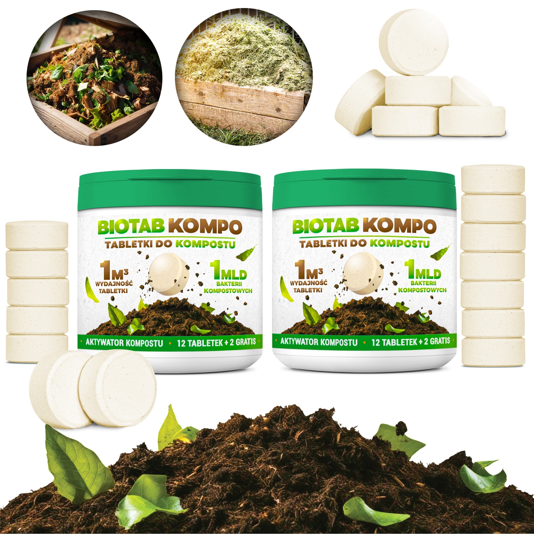 biotab kompo tabletki do kompostowania