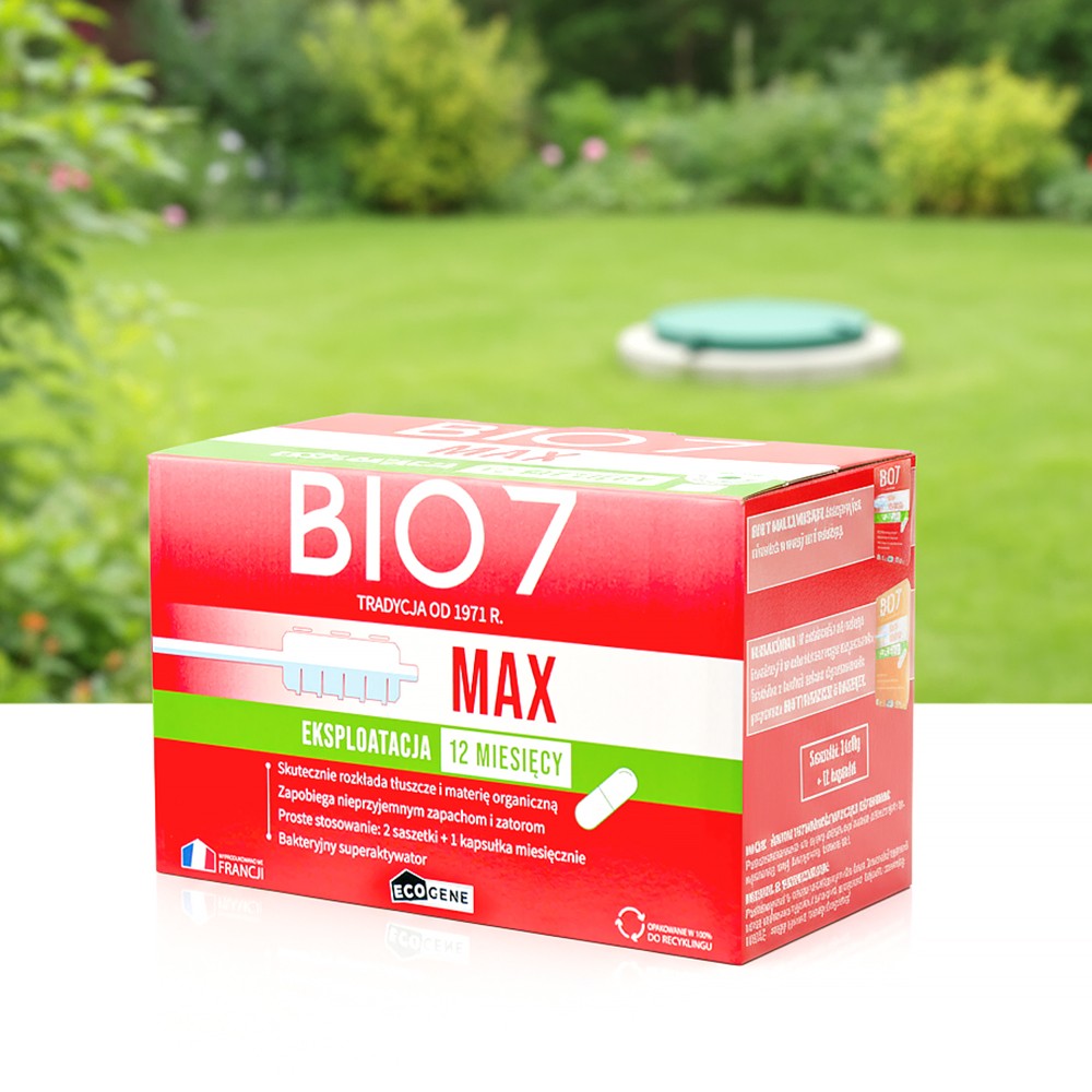 Saszetki do oczyszczalni bio7 max